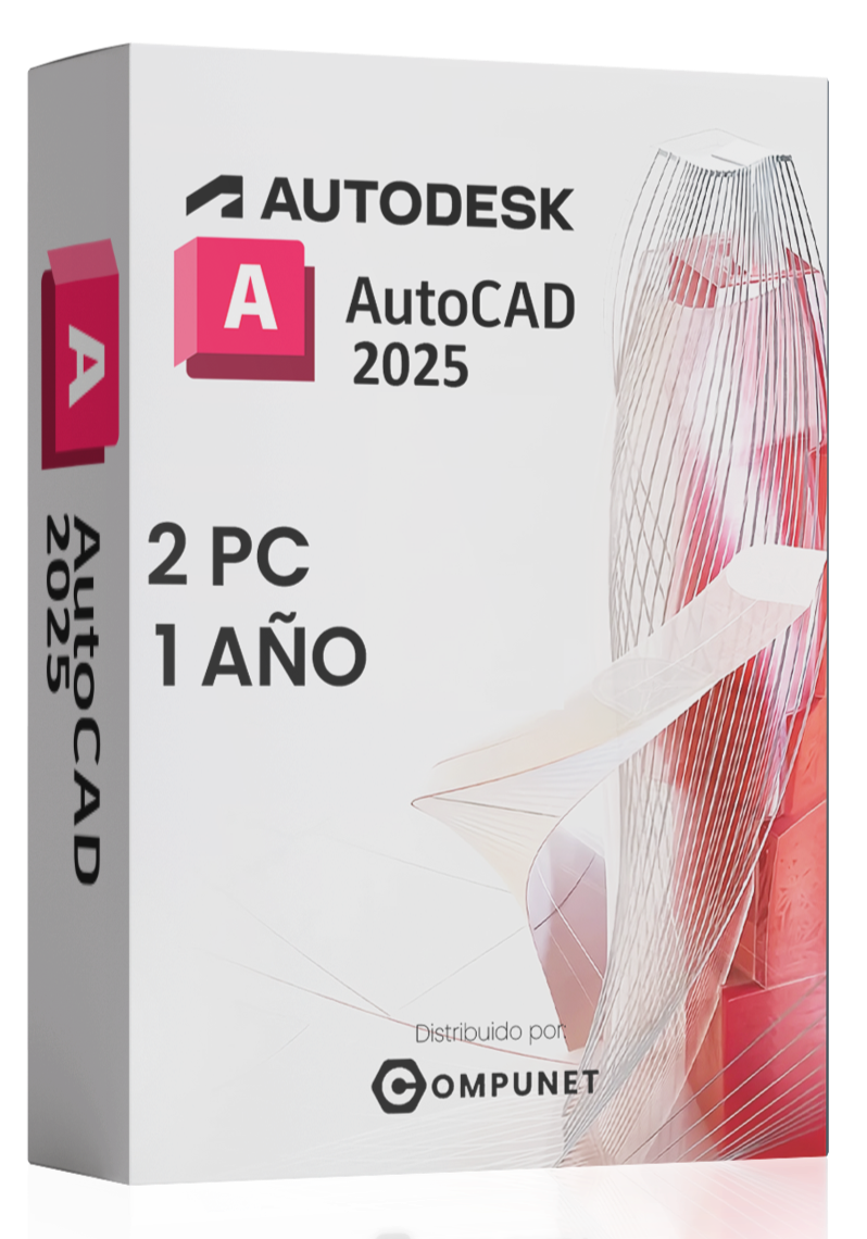 AUTOCAD 2025-2026 / SUSCRIPCION 1 AÑO / 2 PC