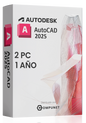 AUTOCAD 2025-2026 / SUSCRIPCION 1 AÑO / 2 PC