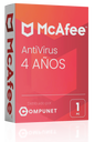 ANTIVIRUS MCAFFE TOTAL SECURITY / 4 AÑOS / 1 PC