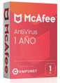 ANTIVIRUS MCAFFE INTERNET SECURITY / 1 AÑO / 1 PC