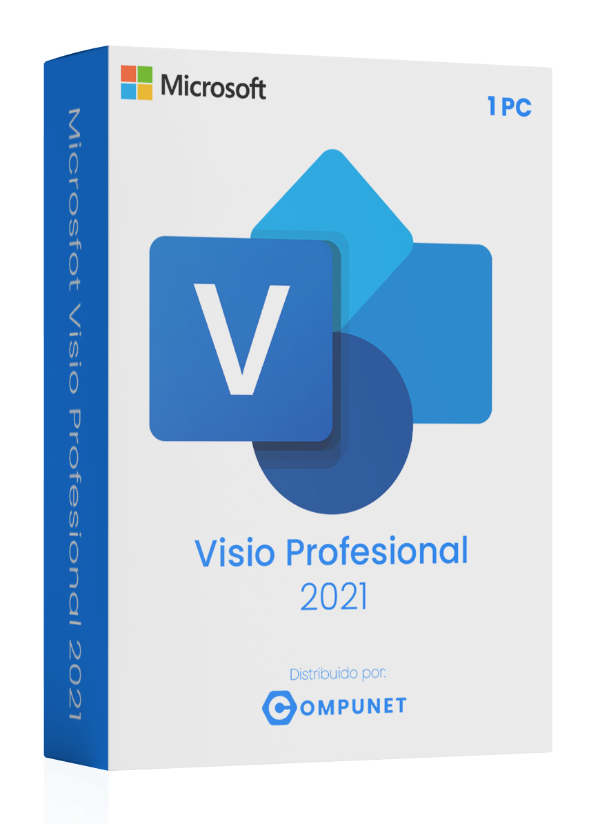 MICROSOFT VISIO PROFESIONAL 2021 / 1 PC / OEM