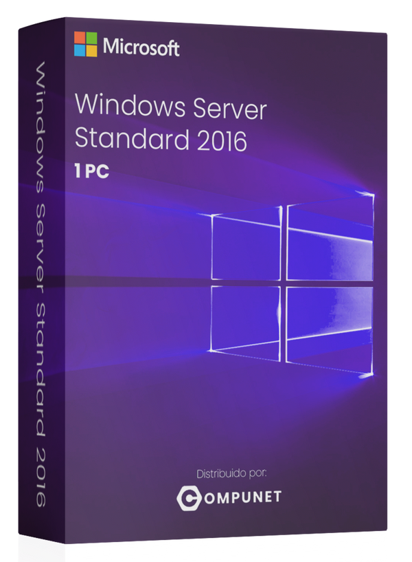 LICENCIA WINDOWS SERVER STANDARD 2016 / OEM / 1 PC