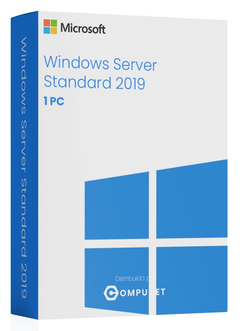 LICENCIA WINDOWS SERVER STANDARD 2019 / OEM / 1 PC – COMPUNET