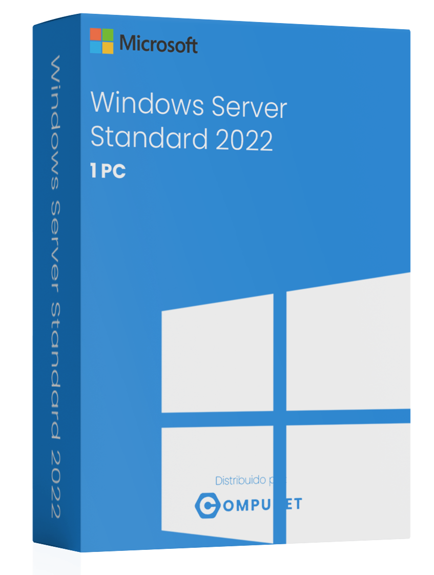 LICENCIA WINDOWS SERVER STANDARD 2022 / OEM / 1 PC – COMPUNET