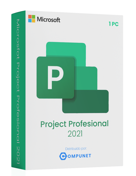 MICROSOFT PROJECT PROFESIONAL 2021 / 1 PC / OEM